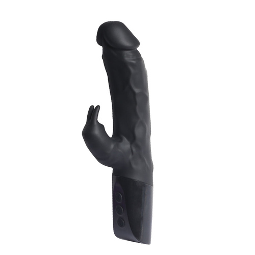  Vibrator Dildo Masturbator Heating Black