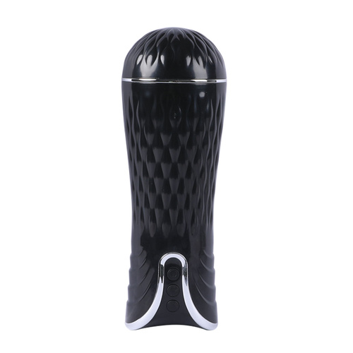  Masturbation Cup Vibrating Masturbator Black
