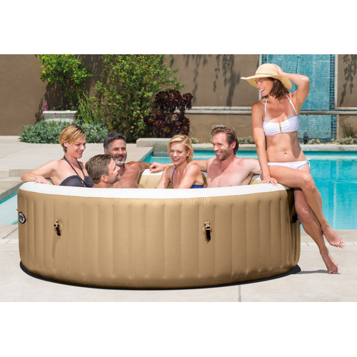 Intex PureSpa Bubble Massage 6 Person Spa 28428