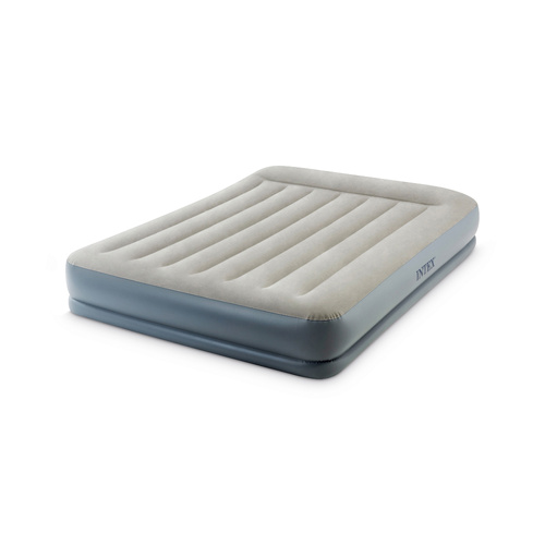 INTEX Queen Dura-Beam Air Mattress w/ Built-In USB Electric Pump 64118