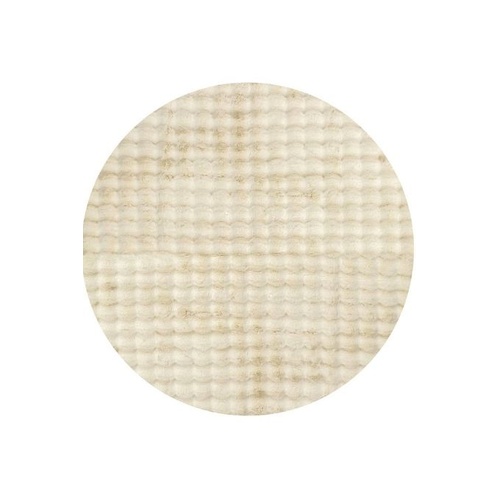Bubble Natural Round Washable Rug by Rug Culture-100X100CM - ROUND