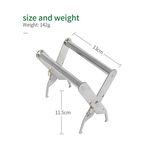 Stainless Steel Beehive Frame Grip Holder, Lifter, Gripper, Bee Hive Capture Grip