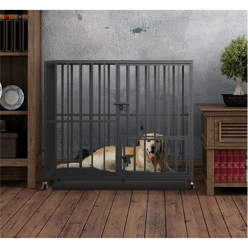 38 Heavy Duty Dog Cage Large XL XXL Pet Kennel on Wheels