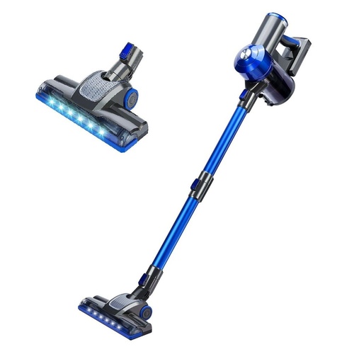Enigma V8 22.2v Cordless Stick Vacuum Cleaner Blue + Toolkit