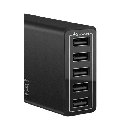 40W 5-Port USB Wall Charger Fast AC Adapter Multi Travel