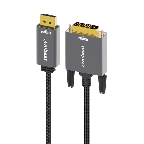 Tough Link 1.8m DisplayPort to DVI-D Cable 