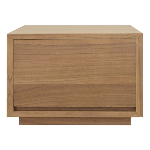 Oscar 1 Drawer Low Bedside Table (Natural)