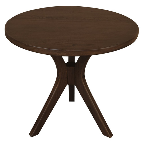 Gatsby Round Side Table - Large (Walnut)