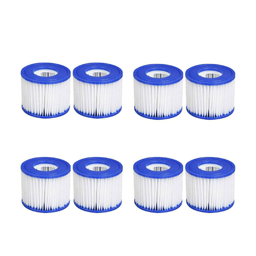 8PCS Replacement Bestway VI Filter Cartridge Inflatable Lay-Z-Spa Filters 58323