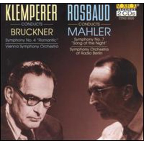 Symphony 7 / Symphony 4 Romant - Bruckner: Mahler: Wiener Symphonike Cd Album