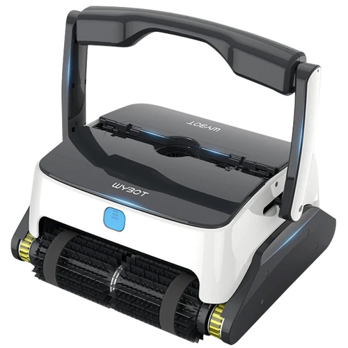 WYBOT Grampus 800 Robotic Pool Cleaner, Automatic Vacuum with Quick Clean, Wall Climbing Capability, Powerful Triple Motors, Large Filter Baskets, Ide