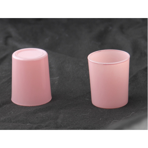 40 Pack Blush Pink Glass Votive Tealight Candle Holders House Party Centerpiece Xmas Wedding Decor Glass Candlestick Party Decorations Bridal Valentin