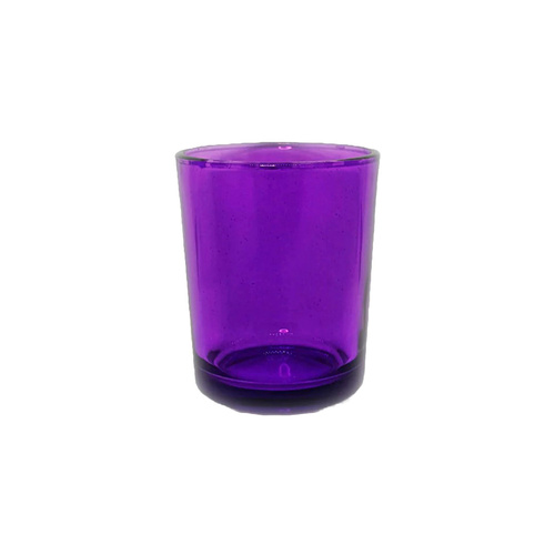 40 Pack Purple Glass Votive Tealight Candle Holders House Party Centerpiece Xmas Wedding Decor Glass Candlestick Party Decorations Bridal Valentines E