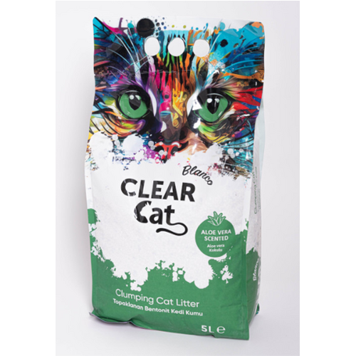 ClearCat Blanco Cat Litter - Aloevera 10L