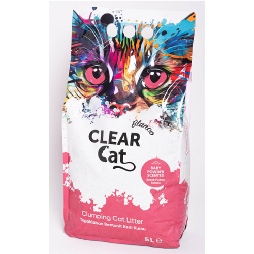 ClearCat Blanco Cat Litter – Baby Powder 5L