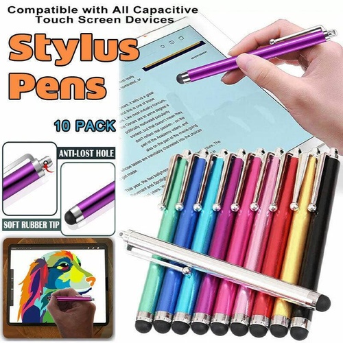 10 Pack Stylus Pens for Touch Screen Devices Compatible with iPhone iPad Samsung