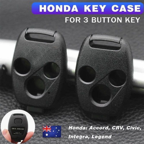 Honda 2 Button Key Shell Replacement Case for Accord Civic CRV Jazz Odyssey