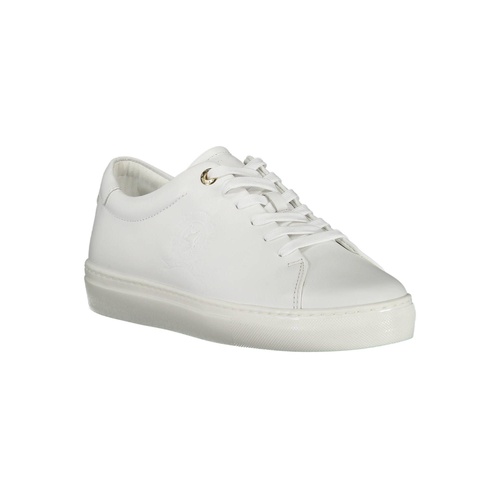 Tommy Hilfiger Women's White Polyester Sneaker - 39 EU