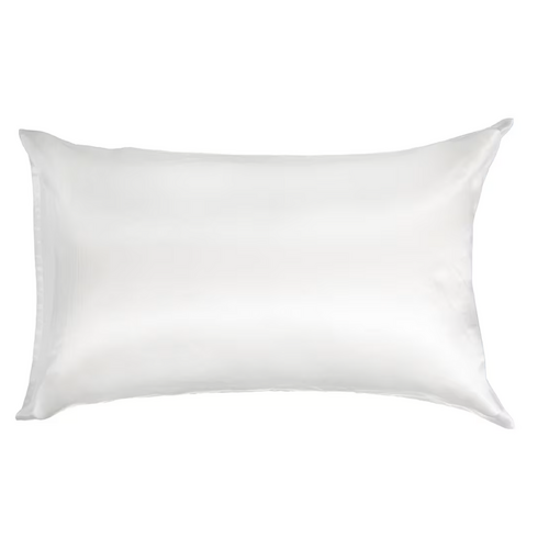 Silk Pillowcase Standard Size Pillow Case in White