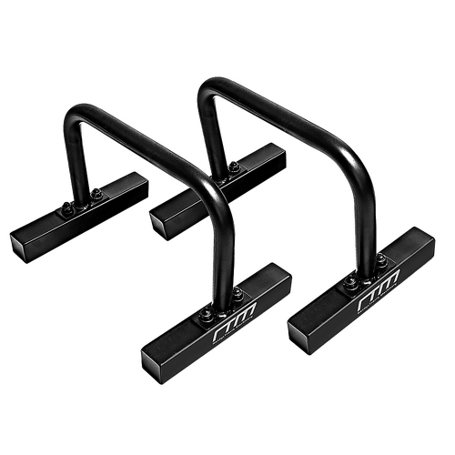 Steel Parallette Bars for Push Ups, Dips & Calisthenics Home Strength Training