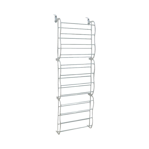 36 Pair Shoe Holder Organiser Over The Door Hanging Shelf Rack Storage Hook