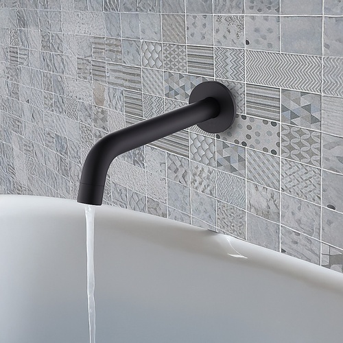 220mm Bath Spout in Matte Black Finish