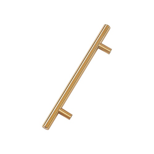 Double Wall Bed in White Gloss – Space Saving Murphy Bed Kit with Gold Door Handle