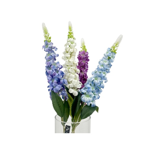 bulk 24 Artificial Hyacinth Spray 4 Assorted 15x73cm
