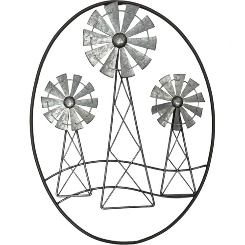 Windmill Trio Wall Art 46x61cm