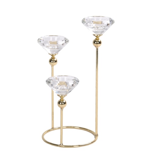 Diamond Shape Tealight Candle Holder 25cm