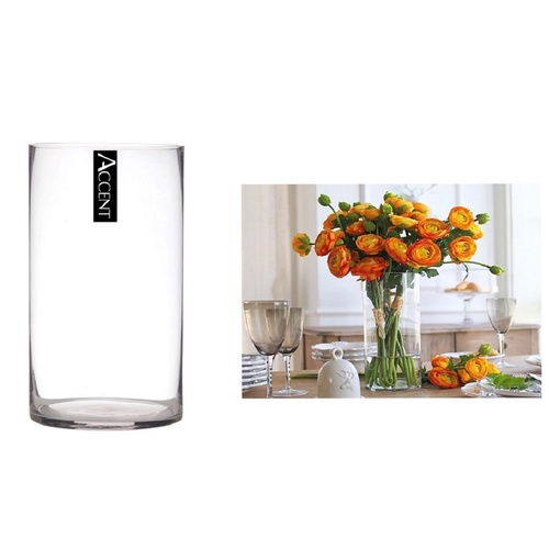 bulk 4 Glass Cylinder Vase 40cm