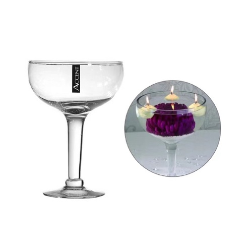 bulk 4 Glass Vase Wine 28cm