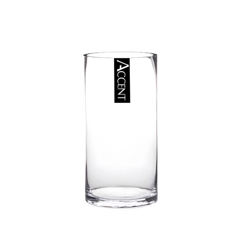 bulk 12 Glass Cylinder Vase 10x15cm