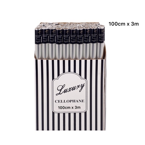 bulk 50 Cellophane 100cmx3m on 38mm Core