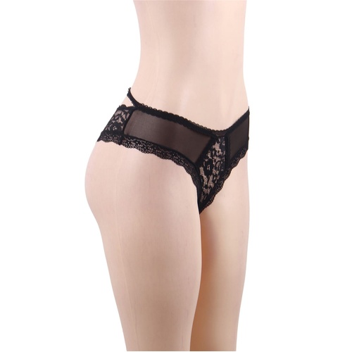 Floral Lace Hi-Cut Panty by My Secret Drawer  - 2XL-3XL