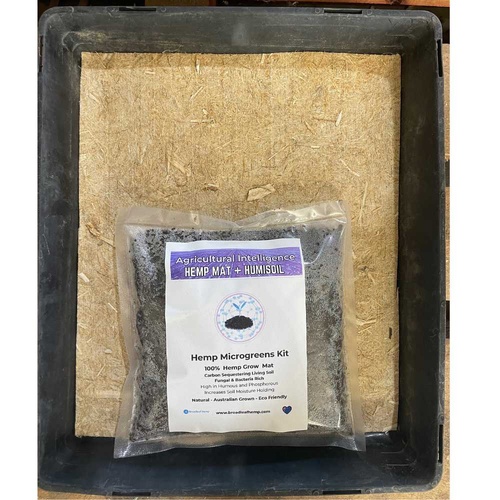 AGRICULTURAL INTELLIGENCE Hemp Micro Greens Mats + Humisoil | STARTER PACK