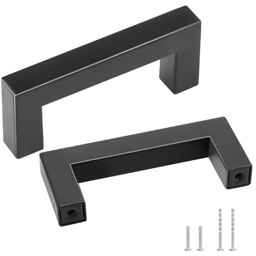 VEVOR 30 Pack Cabinet Pulls, 3in / 76mm Center to Center Slim Square Kitchen Cabinet Drawer, Stainless Steel Modern Kitchen Cupboard Door Handles for 