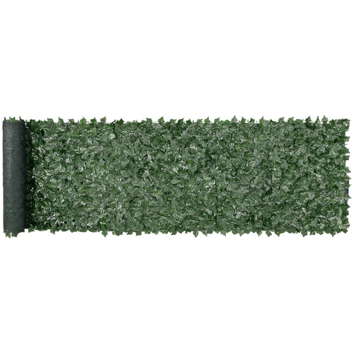 VEVOR Ivy Privacy Fence, 39 x 158in Artificial Green Wall Screen, Greenery Ivy Fence with Mesh Cloth Backing and Strengthened Joint, Faux Hedges Vine 