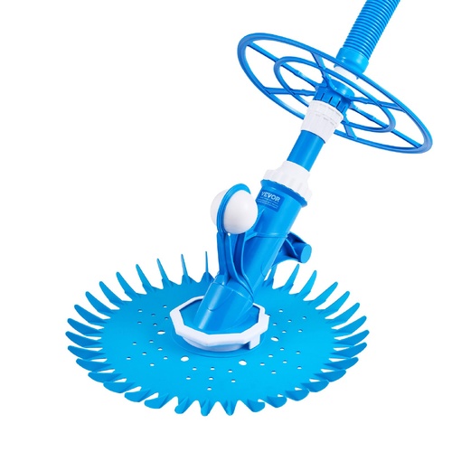 Suction Pool Cleaner, Automatic Pool Vacuum Cleaner, Suction Side Automatic Pool Cleaner, Suction Vacuum Pool Sweeper with 12 Hoses, for In-ground and