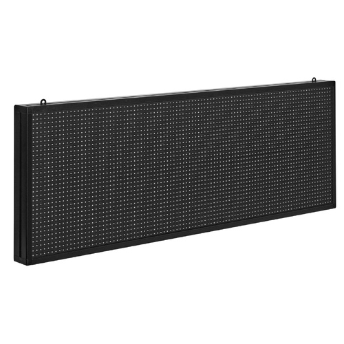 Programmable LED Sign, P10 Full Color Flexible Digital Scrolling Panel, DIY Custom Text Pattern GIF Display Board, Bluetooth APP Control Message Shop 