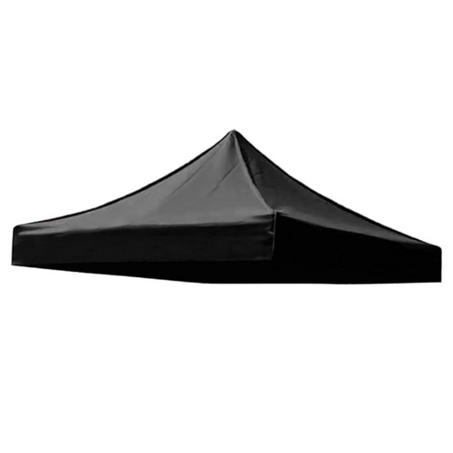 Gazebo Tent Top Cover Camping Beach Sunshade Shelter - Black / 2x2M