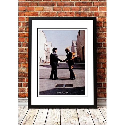 Pink Floyd 'Wish You Were Here' In Store Poster 1975 - Framed A1