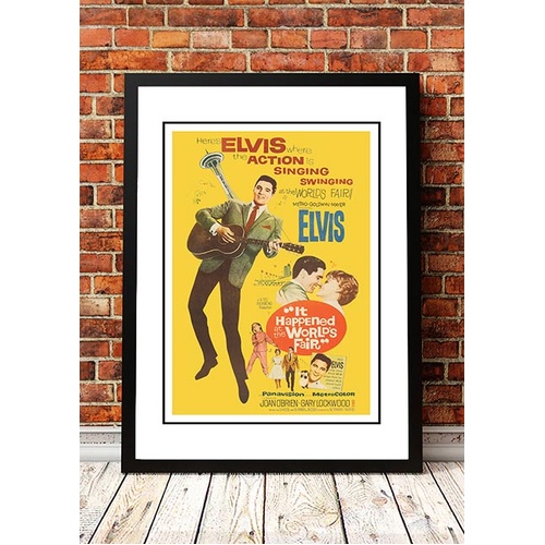 Elvis 'It Happened At The World's Fair' Framed Movie Poster! - Framed A3