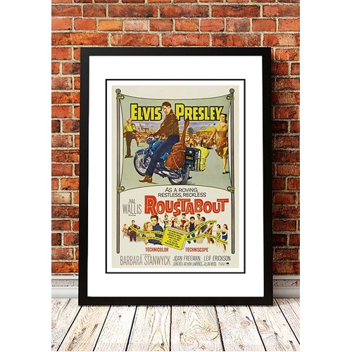Elvis 'Roustabout' Framed Movie Poster! - Framed A2
