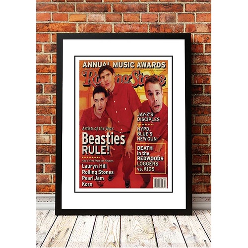 Beastie Boys' Rolling Stone Magazine Cover! - Framed A4