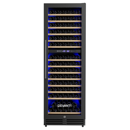 Wine Cooler Fridge Dual Zone 154 Bottles