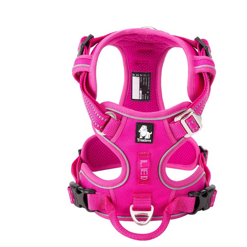  No Pull Explosion Proof Dog Harness - Pink, XL