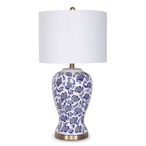 Sarantino Ceramic Floral Base Table Lamp